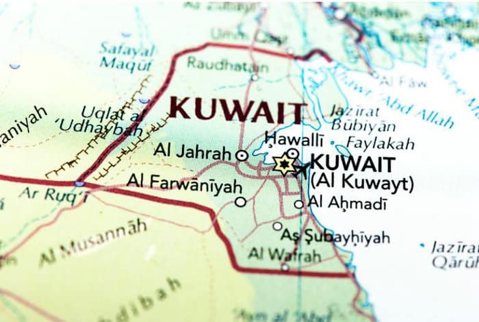 Forsendelse fra Kina til Kuwait