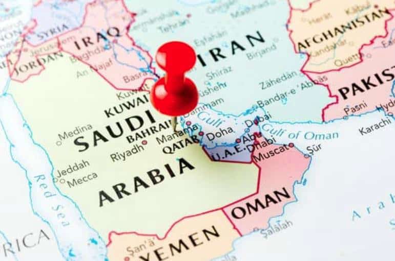 Transportul din China în Arabia Saudită