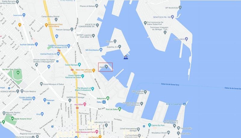 Belangrijkste havens voor verzending van China naar Senegal