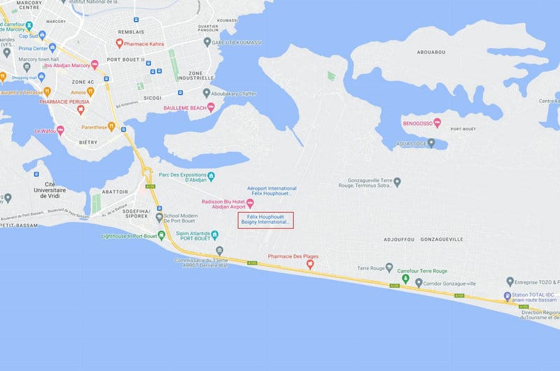 Belangrijkste luchthavens voor luchttransport