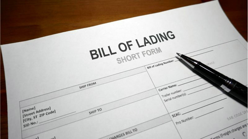 Blind Bill of Lading (BOL)